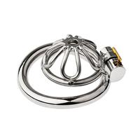 5 Petal Hollow Large Chastity Cage Metal Chastity Lock Men's Stainless Steel Penis Lock Cage Invisible Use BDSM Sex Toys for Men
