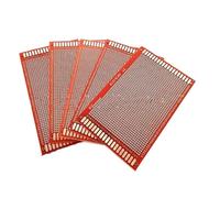 5 Piece 1.2mm Thick Single Side Copper Clad PCB Board Phenolic Resin Copper Clad Sheet Upgrades Ideal for Soldering Phenolic Rosin Circuit Board