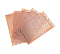 5 Piece 1.2mm Thick Single Side Copper Clad PCB Board Phenolic Resin Copper Clad Sheet Upgrades Ideal for Soldering Circuit Board