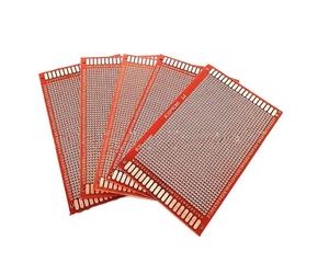 5 Piece 1.2mm Thick Single Side Copper Clad PCB Board Phenolic Resin Copper Clad Sheet Upgrades Ideal for Soldering Phenolic Rosin Circuit Board