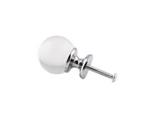 5 Piece 30mm Crystal Glass Knobs Set | Glass, Cabinet Kitchen Decor, Ceramic Drawer Pull, Home Hardware Knob, CK-5000