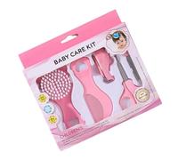 5 Piece Baby Daily Care Set for Newborns and Infants Including Soft Hair Brush and Comb with Ergonomic Handle Design Nursery Care Set