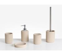 5-Piece Bathroom Accessories Set CAMANA Light Beige