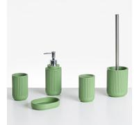 5-Piece Bathroom Accessories Set HUARMEY Green