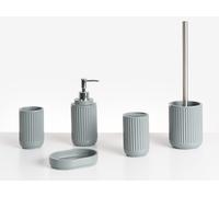 5-Piece Bathroom Accessories Set HUARMEY Light Grey