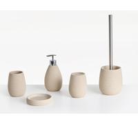 5-Piece Bathroom Accessories Set QUILA Light Beige