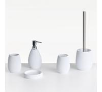 5-Piece Bathroom Accessories Set QUILA White