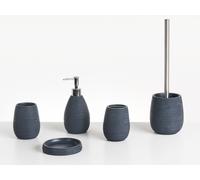 5-Piece Bathroom Accessories Set QUILCA Dark Blue