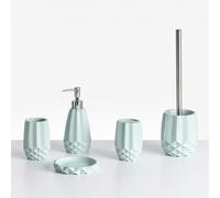 5-Piece Bathroom Accessories Set SAMIRIA Mint Green