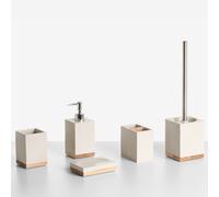5-Piece Bathroom Accessories Set TAPICHE Beige