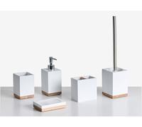 5-Piece Bathroom Accessories Set TAPICHE White