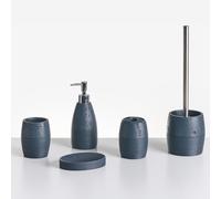 5-Piece Bathroom Accessories Set YARAPA Dark Blue