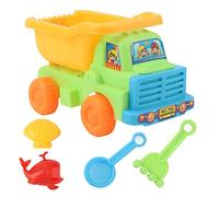 5-Piece Beach Toy Set for Outdoor Sand Play Items Children's Summer Adventure Toys Interactive Learning Beach Accessories (Green, One Size)