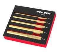 5 Piece Brass Drift Punch Set 6-19mm X 145mm in length
