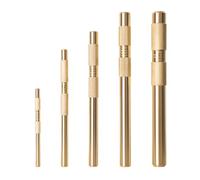 (5 Piece) Brass Drift Punch Set, Hand Punches Tools for Home Contains Contains 1/4- Inch, 3/8-Inch, 1/2- Inch, 5/8- Inch, 3/4- Inch Drift Punch, Replace 67003-MAI 045256670034