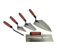 5 Piece Builders Trowel Set Plastering Pointing Jointing