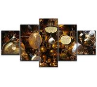 5 Piece Canvas Wall Art Modern 5 Pieces Retro Light Pattern Canvas Home Deco Art Wall Print Modular Picture,Children'S Room Printed Wall Canvas Deco/Without Frame 150 X 80 Cm-9525906139