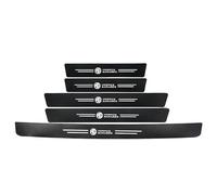 5 Piece Car Door Sill Protector Strips for MG ZS EV 2019-2021 2021-, Carbon Fiber Anti-Scratch Stickers Kick Plates Accessories