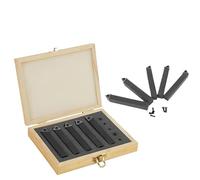 5-piece CNC turning tool bar set 10 * 10mm1/4 cylindrical turning tool holder machine clamp small turning tool blade set(6mm5pieceturningtoolset)
