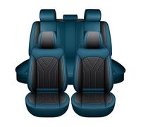 5 Piece Complete Car Seat Covers for Chevrolet Impala X, Breathable Wear resistant Non-slip Front Rear Seat Protectors Compatible with Airbags(Black and blue)