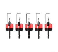 5-Piece Countersink Set 8 mm HSS for Wood Metal Deburring 5 Pieces | 5-piece set, 8 mm countersunk diameter, HSS steel alloy, for wood and metal, hexagonal shaft