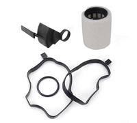 5-Piece Crankcase Breather Oil Separator Filter for BMW M57 Diesel Engines - Engine Ventilation Filter Compatible with 330d, 525d, 530d, E46, E39, E53