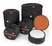 5-Piece Drum Bag Set for Standard Kits, More Thick Padding for Drumset Protection, Travel Drum Cases for 12" Tom, 10" Tom, 14" Snare, 16" Floor Tom, 22" Bass Drum, Vangoa