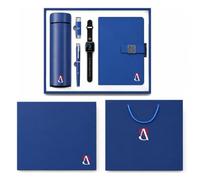 5 Piece Executive Gift Set for Men and Women, A5 Leather Notebook Set