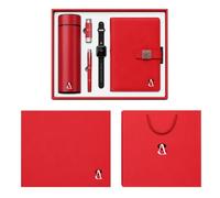 5 Piece Executive Gift Set for Men and Women, A5 Leather Notebook Set