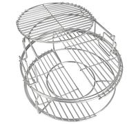 5 Piece Expander Rack for Big Green Egg Medium Replacement Kit Grill Racks for Eggspander Conveggtor Basket 304 Stainless Steel with Removable Cooking System BGE Accessories