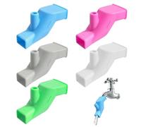 5 Piece Faucet Extender, Silicone Faucet Extender, Elastic Faucet Extender, Faucet Accessories