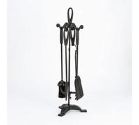 5 Piece Fireplace Companion Sets Fire Tools Shovel Brush Poker Tongs