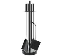 5 Piece Fireplace Tool Set 18x66 cm Steel vidaXL