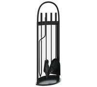 5 Piece Fireplace Tool Set 23x15x66 cm Steel vidaXL