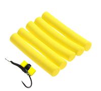 5 Piece Fishing Foam Kit Aligners P-op Up Carp Terminal Tackle, PVA Foam Nug-gets Lightweight Carp Fishing Foams Stick Fly Tying Rig Materials Hook for Pond River