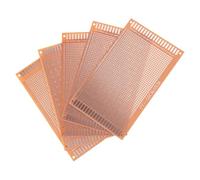 5 Piece Flame Retardant Single Side Copper Clad Board Solder Friendly Circuit Board Suitable for Circuit Designs Phenolic Rosin
