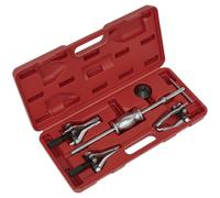 5 Piece Gear & Bearing Puller Set - 1.2kg Slide Hammer - 100mm Triple Legs