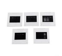 5-Piece Interference Diffraction Grating Set Single And Double Triple Slit Circular Grating Kit Physics Optics Experiments Education Research Tools