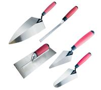 5 Piece Mason'S Concrete Trowel Set