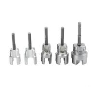 5 Piece Metal Pipe Threading Tool Kit for Internal and External Threads Designed for Use with Power Drills on 1/2 3/4 1 Inch Pipes