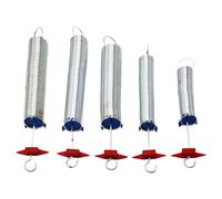 5 Piece Metal Spring Set Physics Education Tool Hook Law Experiment Classroom Demonstration and Outdoor Educational Mechanics Lab Tool