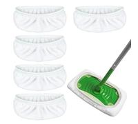 5 Piece Microfibre Mop Set Wet and Dry Use Floor Cloths