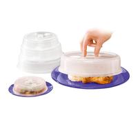 5 Piece Microwave Food Plate Ventilated Covers | BPA Free | Vented Splatter Guard Cover | 115-225mm
