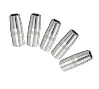 5-Piece MIG Welding Nozzle Kit 12.5mm Bore Diameter 60mm Length for Use with 200A 300A 400A Welding Torches and Gas Cutting Tools