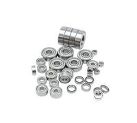 5-Piece Miniature Engine Bearing 4x10x4 4x7x2.5 5x9x3 5x11x4 8x22x7 Roller Car Skate Skateboard Wheel Bike Small Ball Motor Fan Bearings(5x11x4mm)