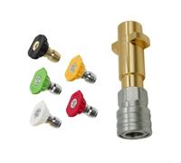 5-Piece Nozzle Set for Kärcher Powerwasher for Aluminium Alloy (A) | 1/4 inch, easy to change, saves time on cleaning work, robust design