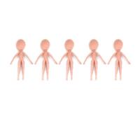 5 Piece Pre-Made Felt Body Frames 7cm to Make Fairies, Mummies, Gnomes, Aliens Easier - Needle Felting Supplies