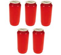 5 Piece Premium Grave Candles Lights No. 7 Oil Decorations Lantern
