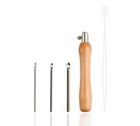 5-Piece Punch Needle Set, Complete Punching Needle Kit for Beginners, Easy-to-Use Embroidery Tools for DIY Crafts and Creative Projects