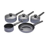 Morphy Richards 5pc Recycled Aluminium Saucepan Set Grey, Grey